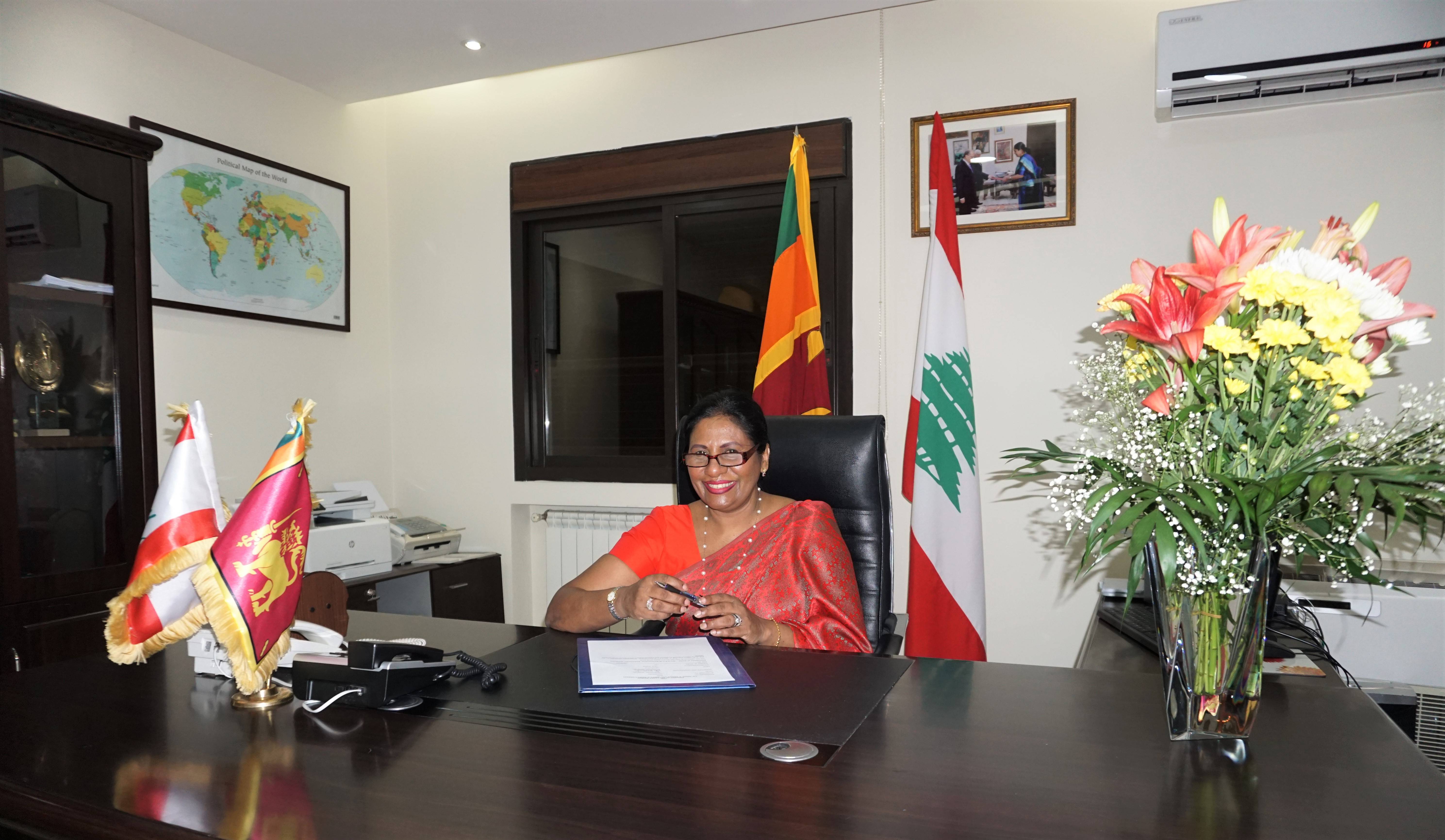 Career Diplomat, Shani Calyaneratne Karunaratne Assumed Duties as the Ambassador-designate at the Sri Lanka Embassy in Lebanon